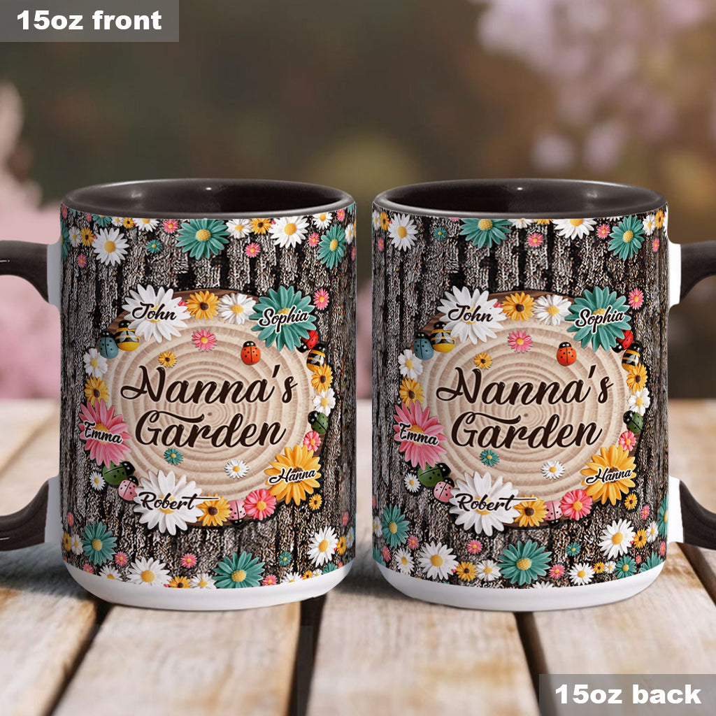 Nana's Garden - Personalisierte Tasse mit Oma-Motiv