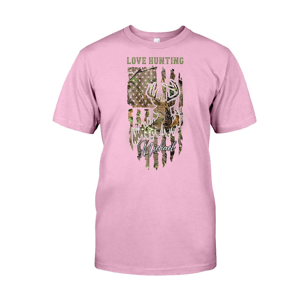 J'adore la chasse - T-shirt et sweat à capuche personnalisés sur le thème de la chasse