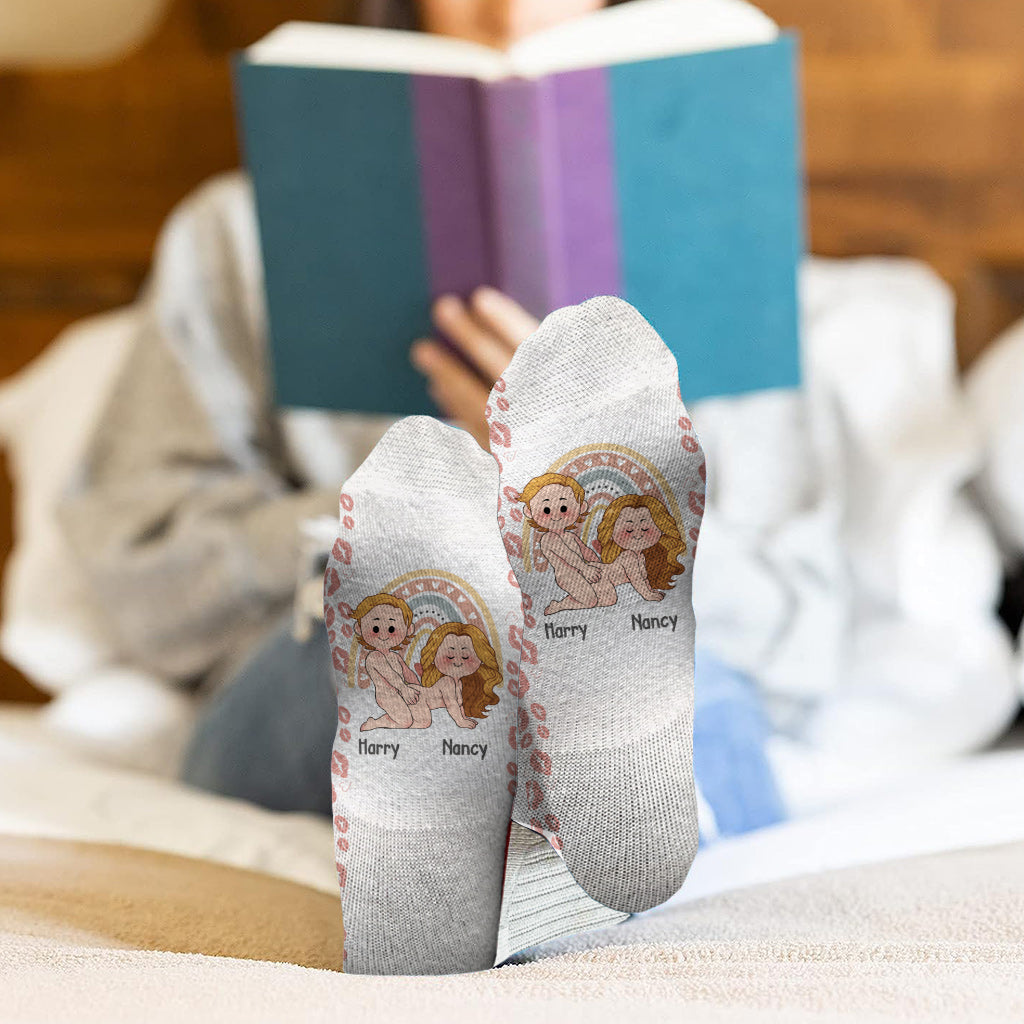 Together Is Our Favorite Place To Be - Personalized Couple Socks