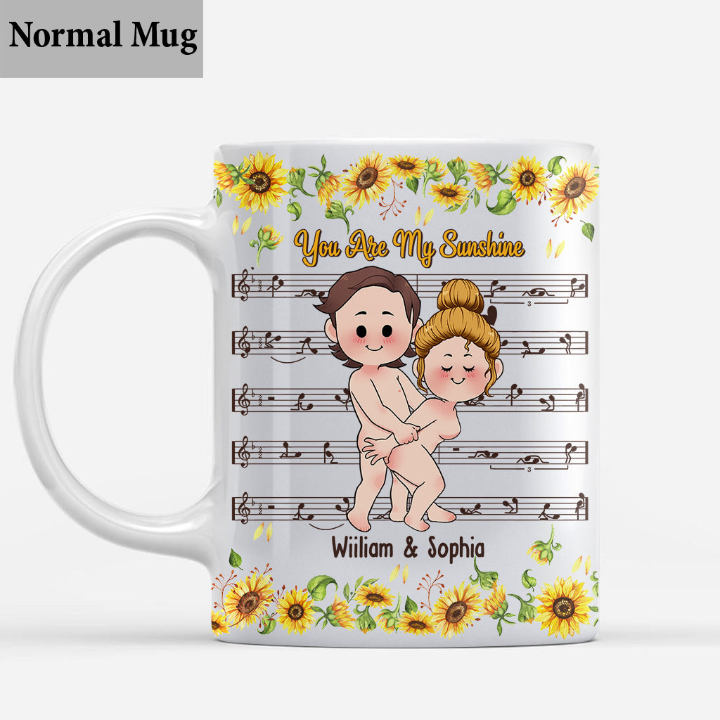 You Are My Sunshine - Personalized Couple Mug