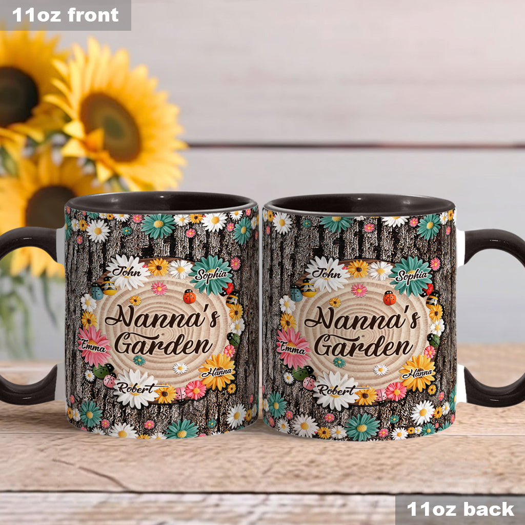 Nana's Garden - Personalisierte Tasse mit Oma-Motiv