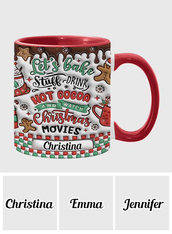 Let's Bake Stuff - Personalized Baking Accent Mug