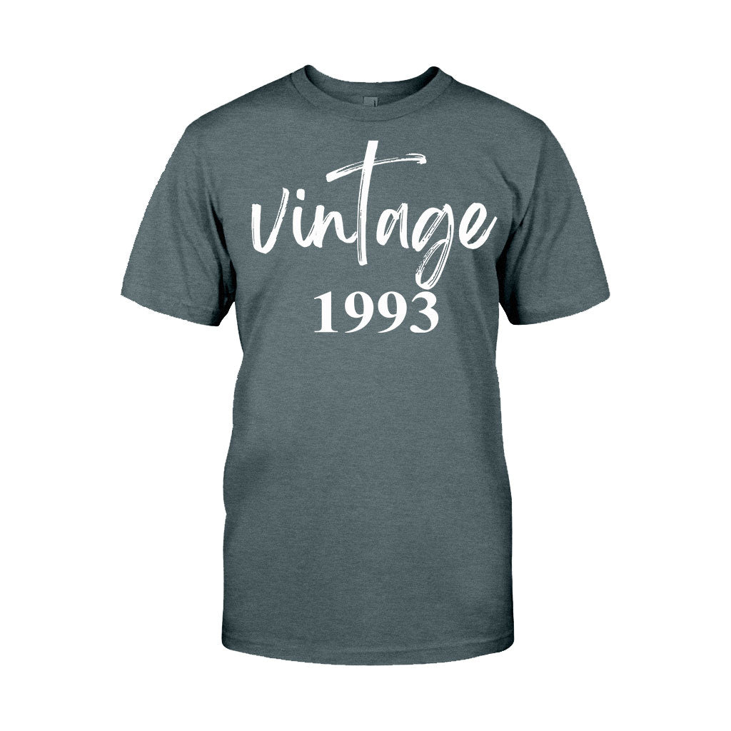 Version vintage - T-shirt et sweat à capuche personnalisés pour anniversaire