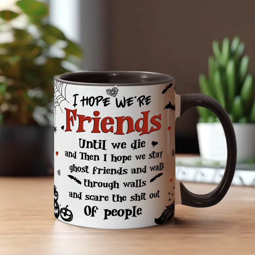 Bestfriend Forever - Personalized Bestie Accent Mug