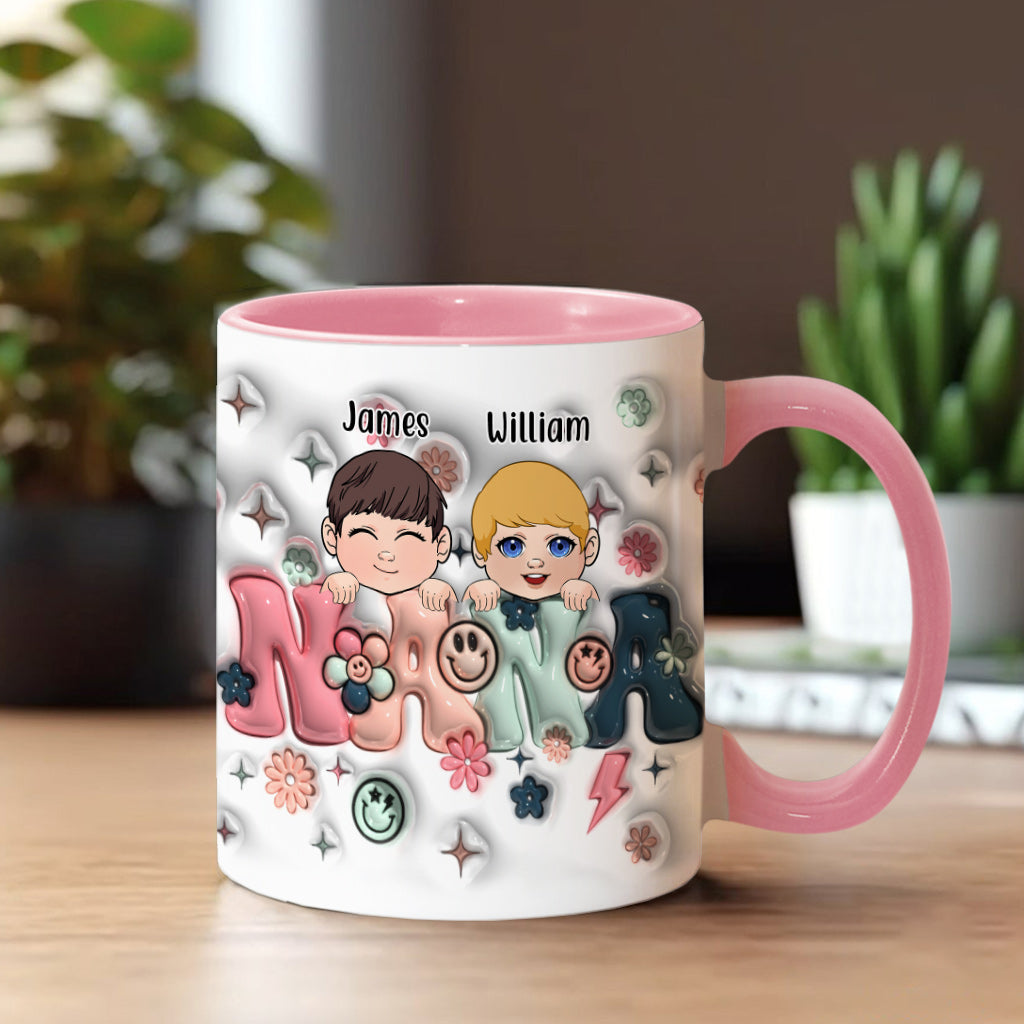 Beste Oma der Welt – Geschenk für Oma – Personalisierte Tasse mit Akzent