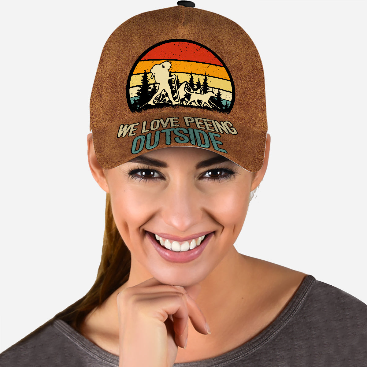 I Love Peeing Outside - Personalized Hiking Classic Cap