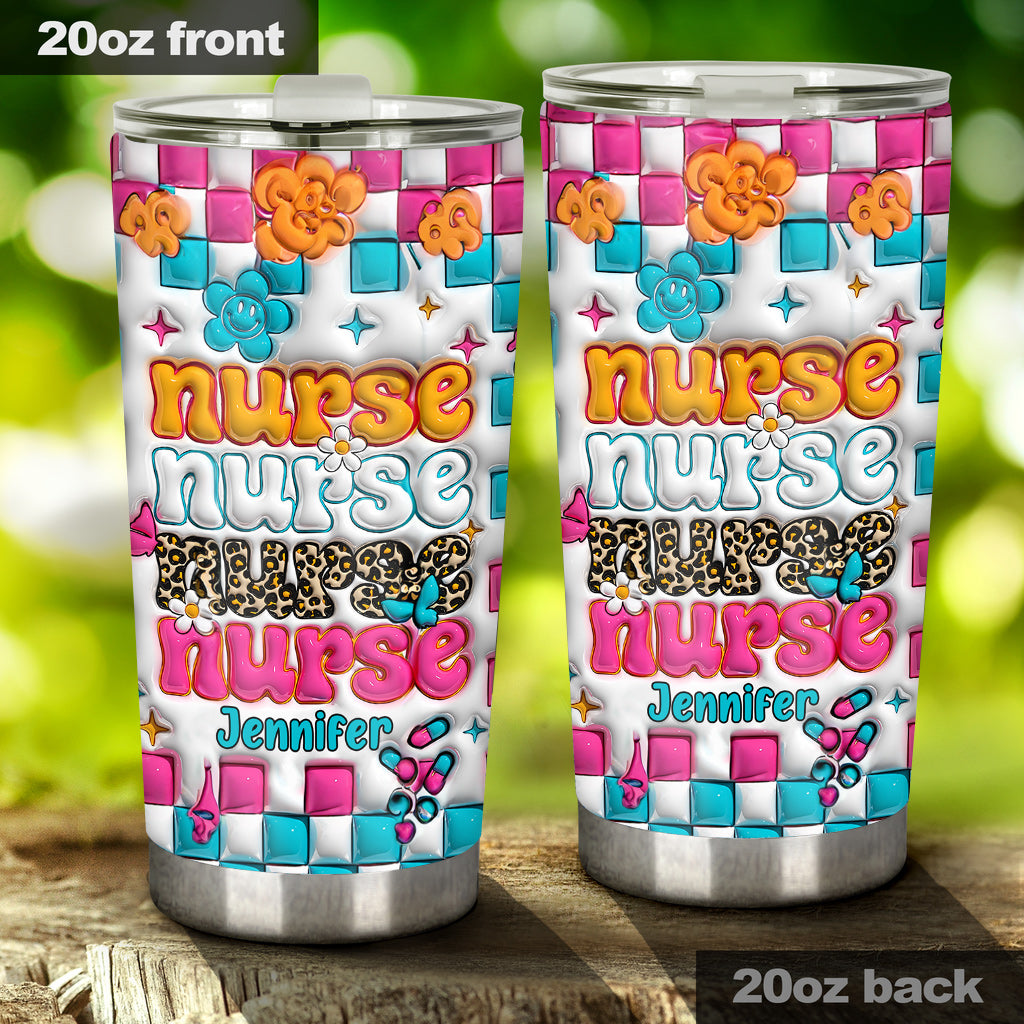 Nurse Life – Personalisierter Krankenschwester-Trinkbecher