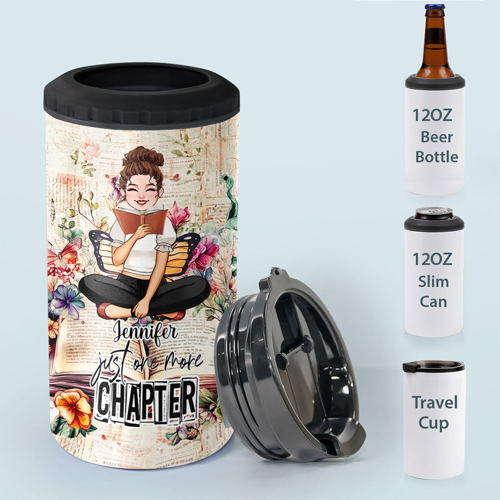 Just One More Chapter - Personalized Book Can Cooler
