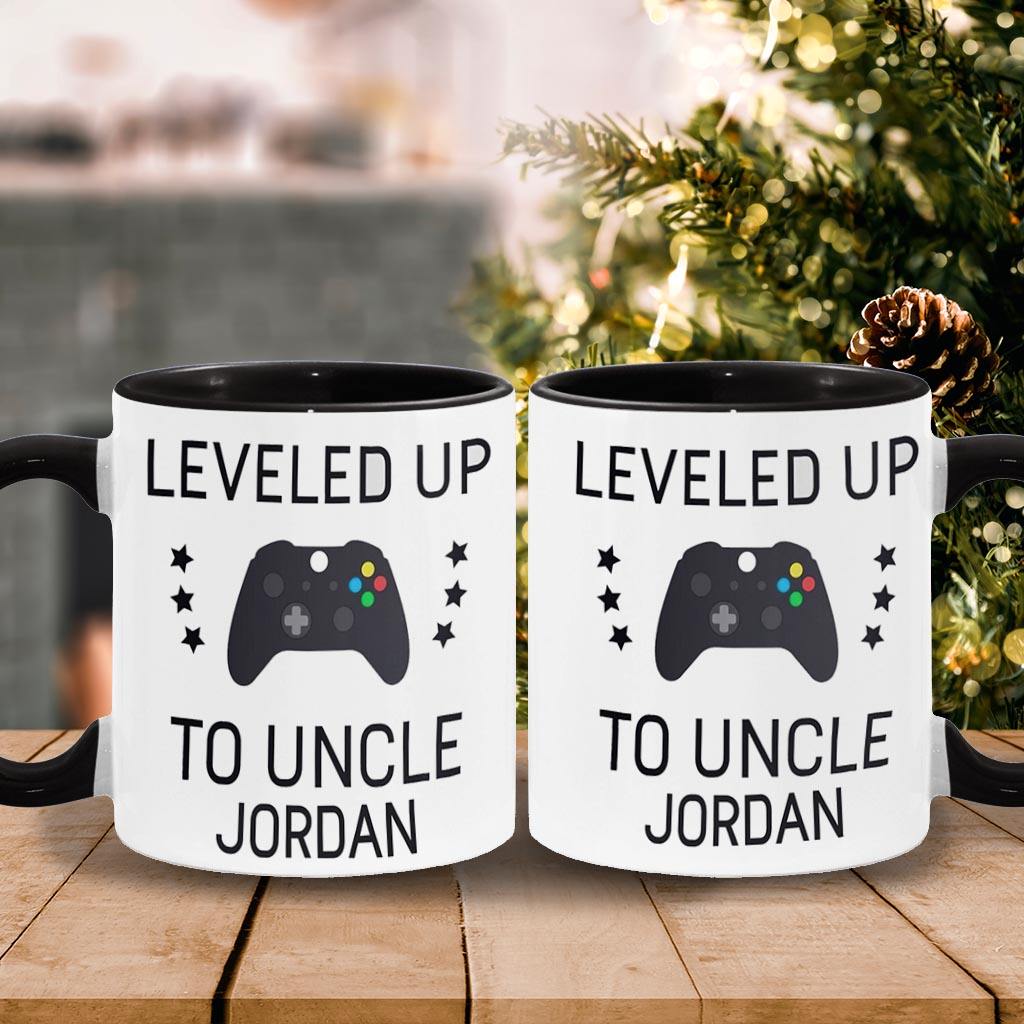 Passé au rang d'oncle - Mug personnalisé « Oncle »