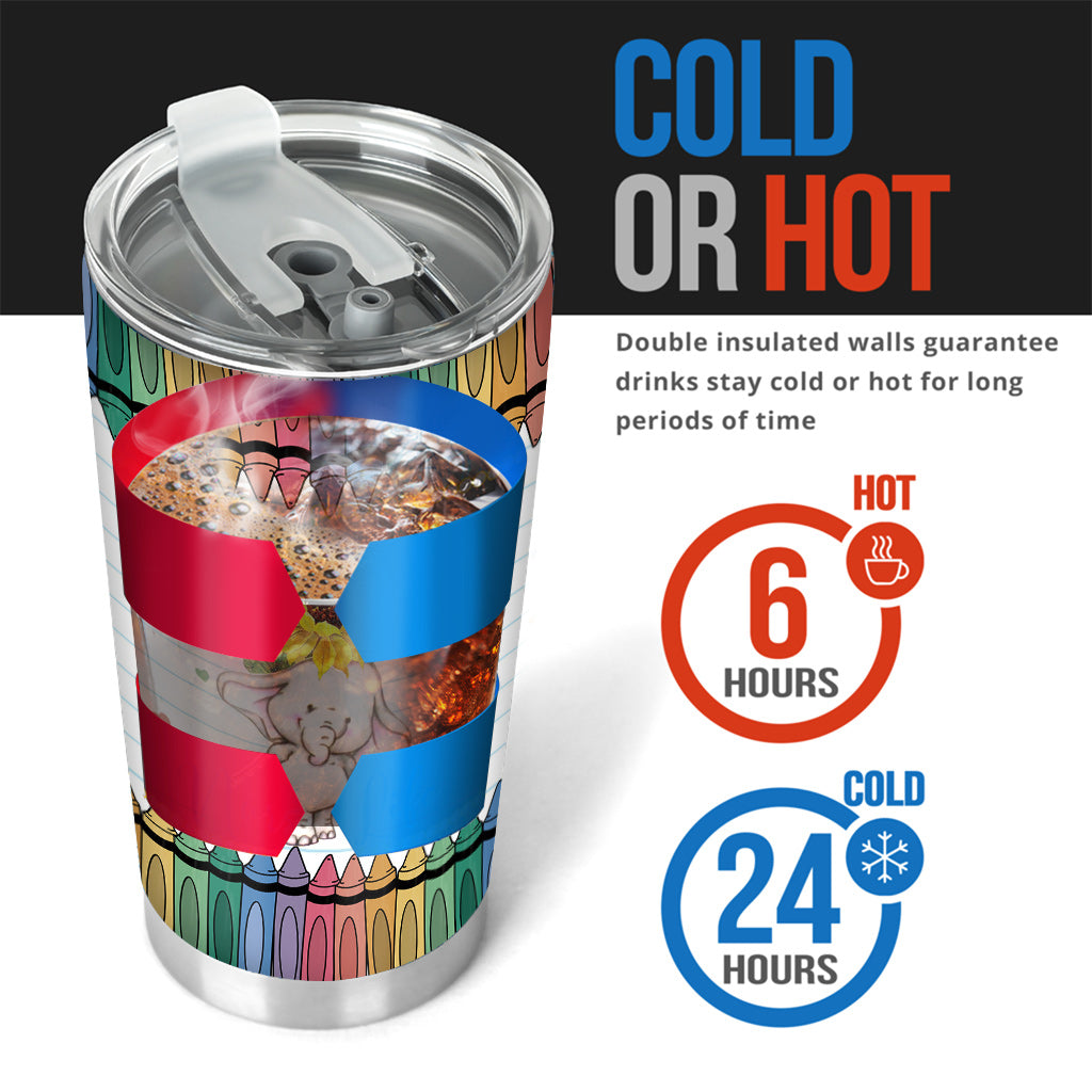 Thank For Helping Me Grow - Personalized Teacher Tumbler