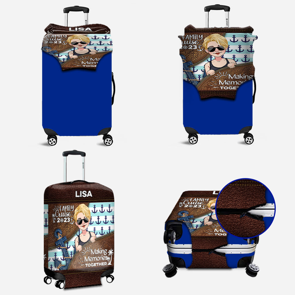 Family Cruise 2023 - Personalized Cruising Luggage Cover