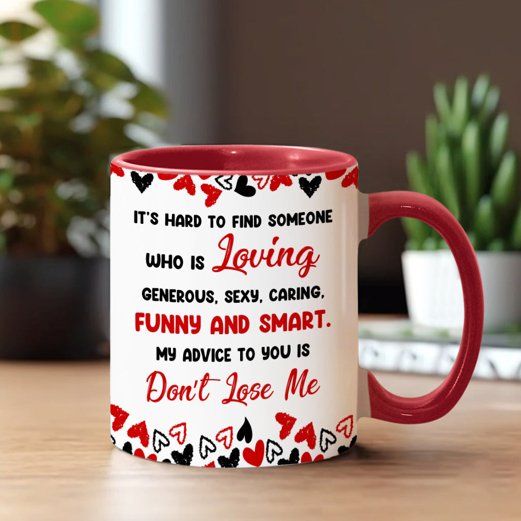 Lovely Couple - Personalized Couple Accent Mug