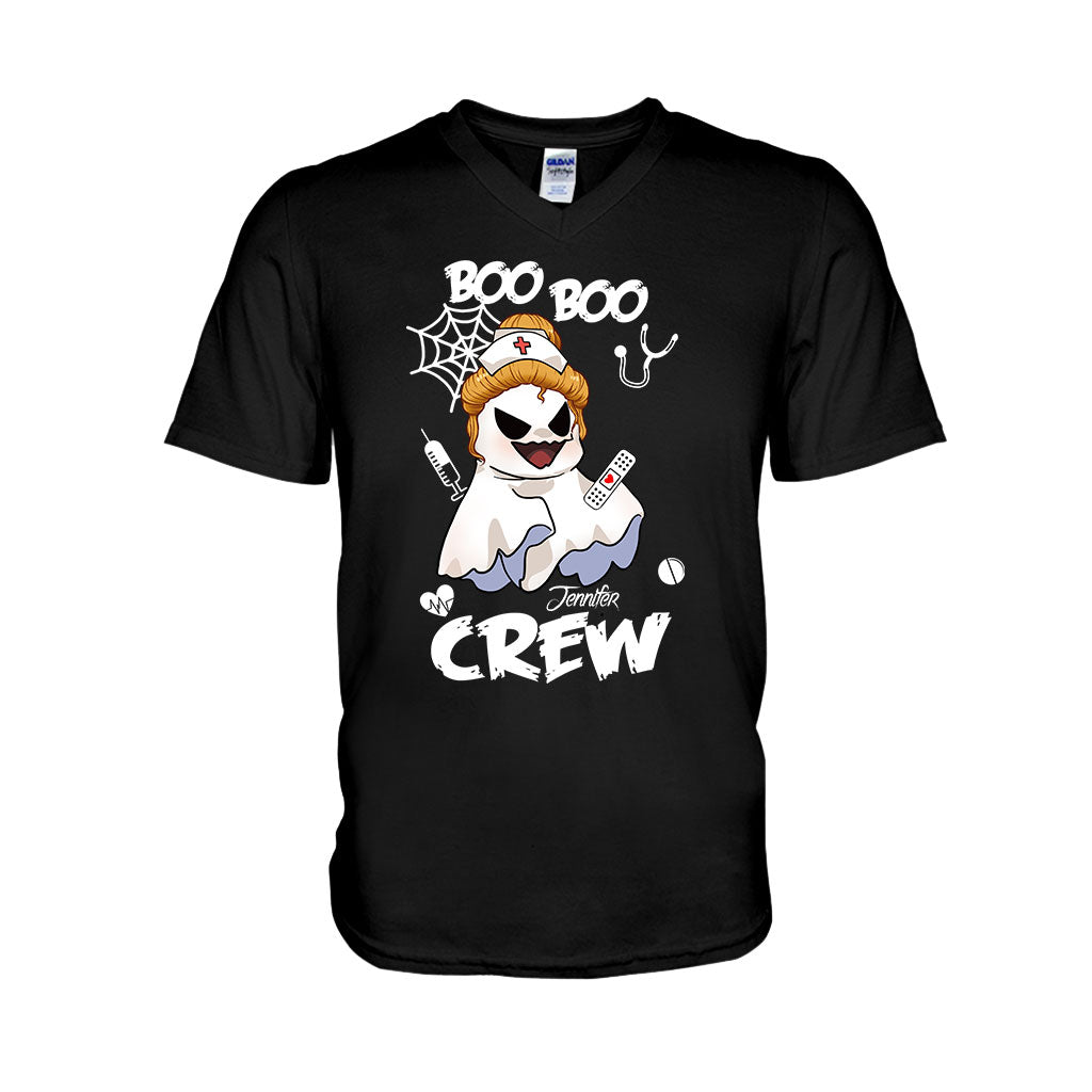Boo Boo Crew - Personalized Nurse T-shirt And Hoodie