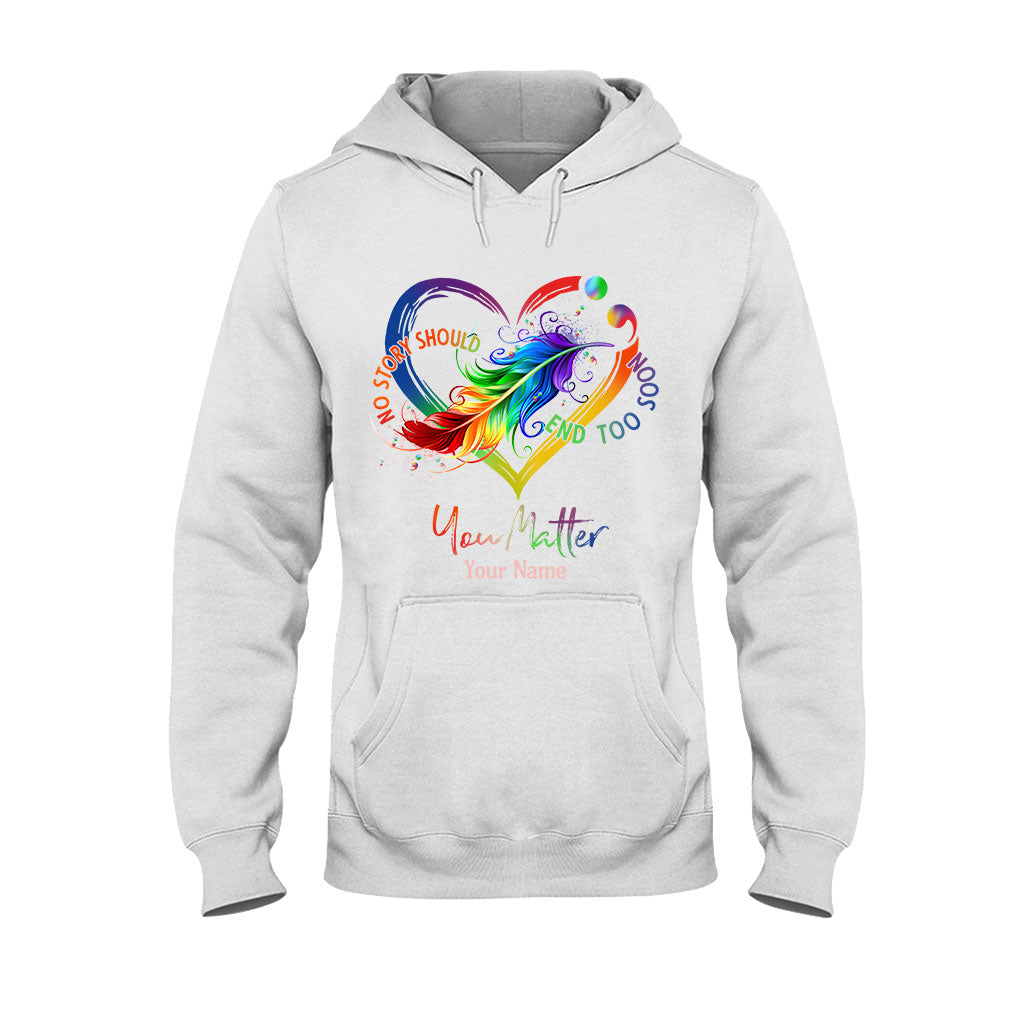 Dein Leben zählt – Personalisiertes T-Shirt und Hoodie zur Suizidprävention