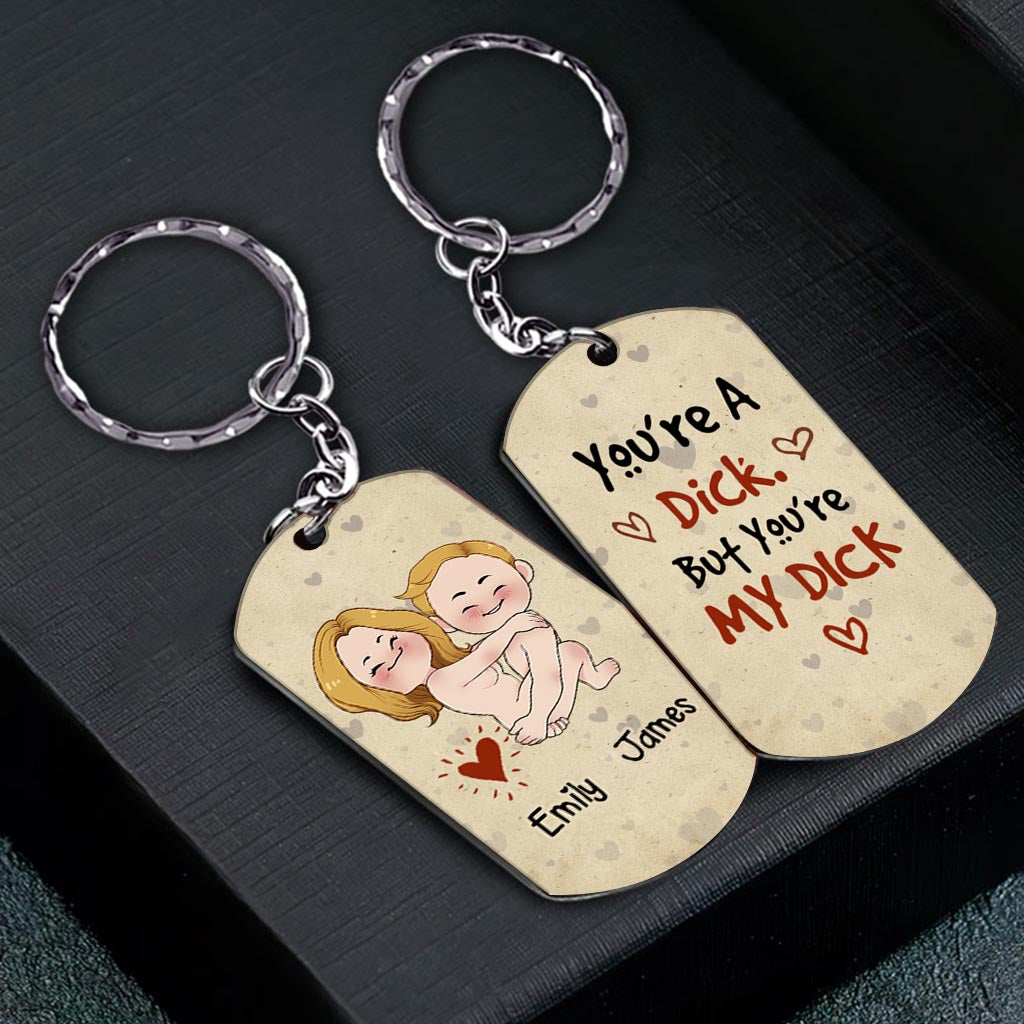 I Hope Your Day Is Nice As My Your Butt - Personalized Couple Stainless Steel Keychain