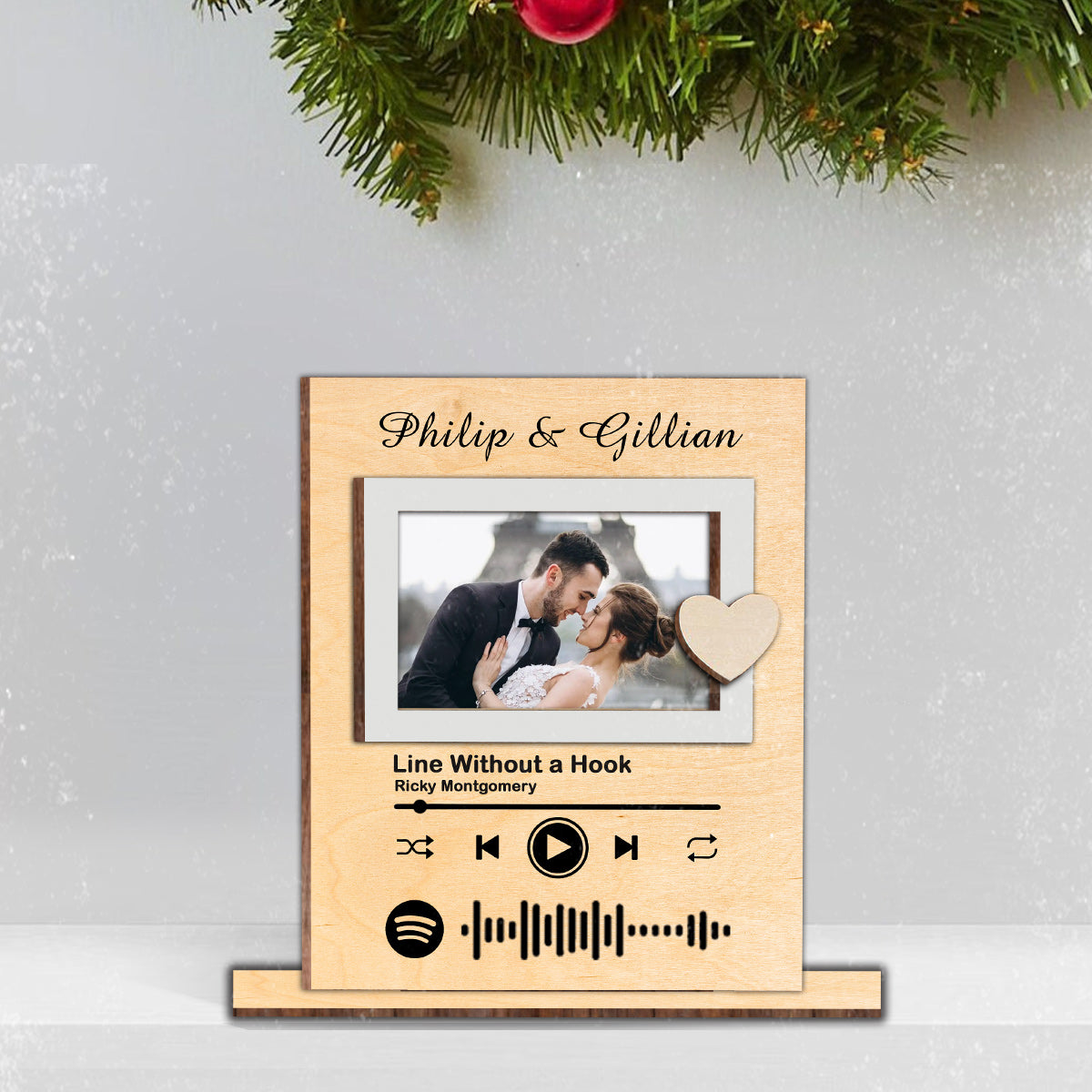 Our Song - Personalized Couple 3 Layered Big Freestanding