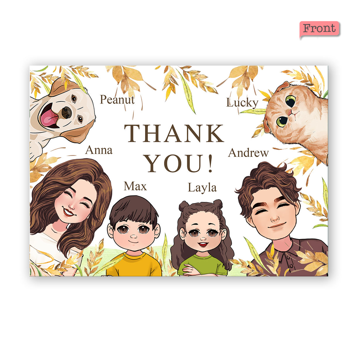 We Love You - Personalized QR Greeting Card