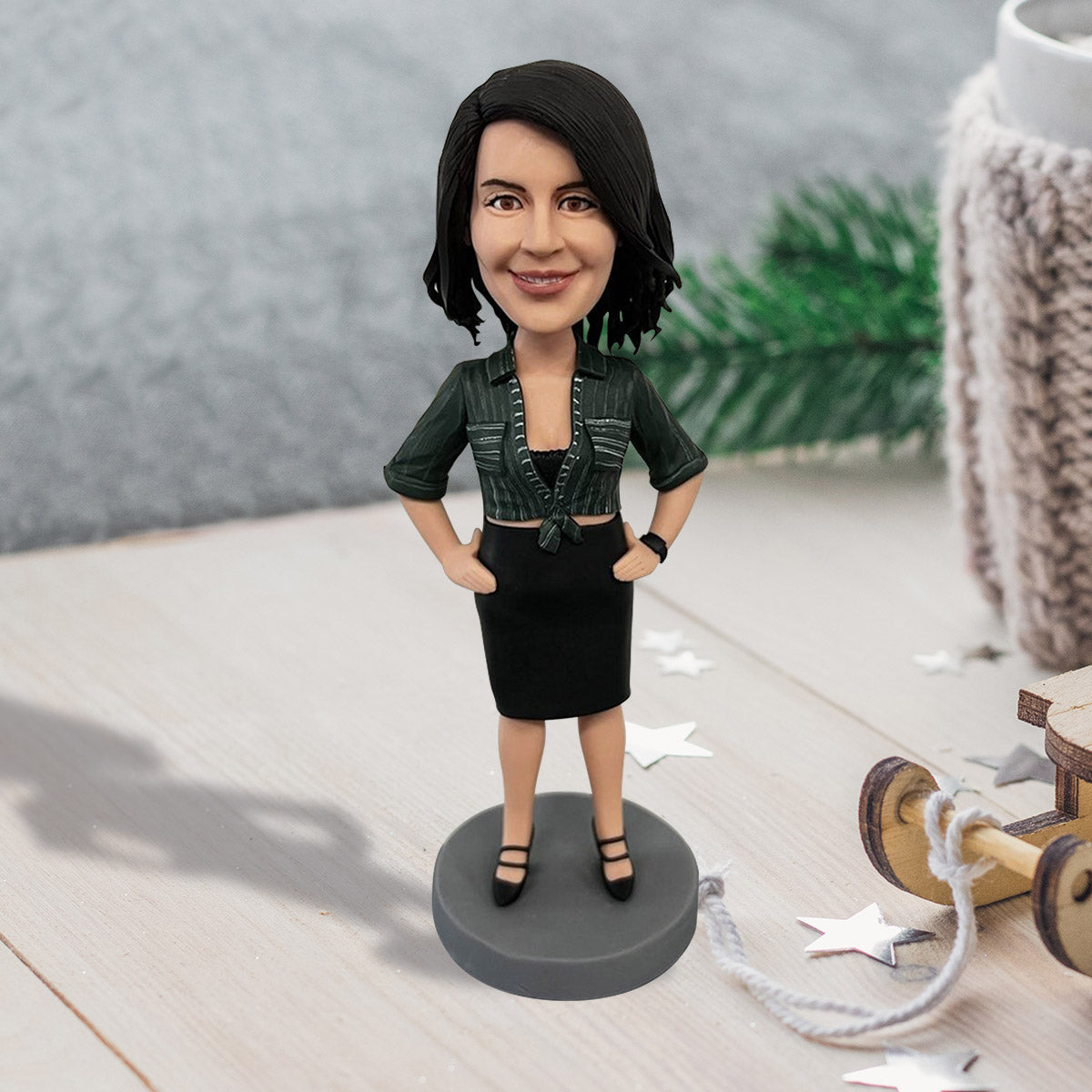 Custom Action Figure - Personalized Step Mom Bobblehead