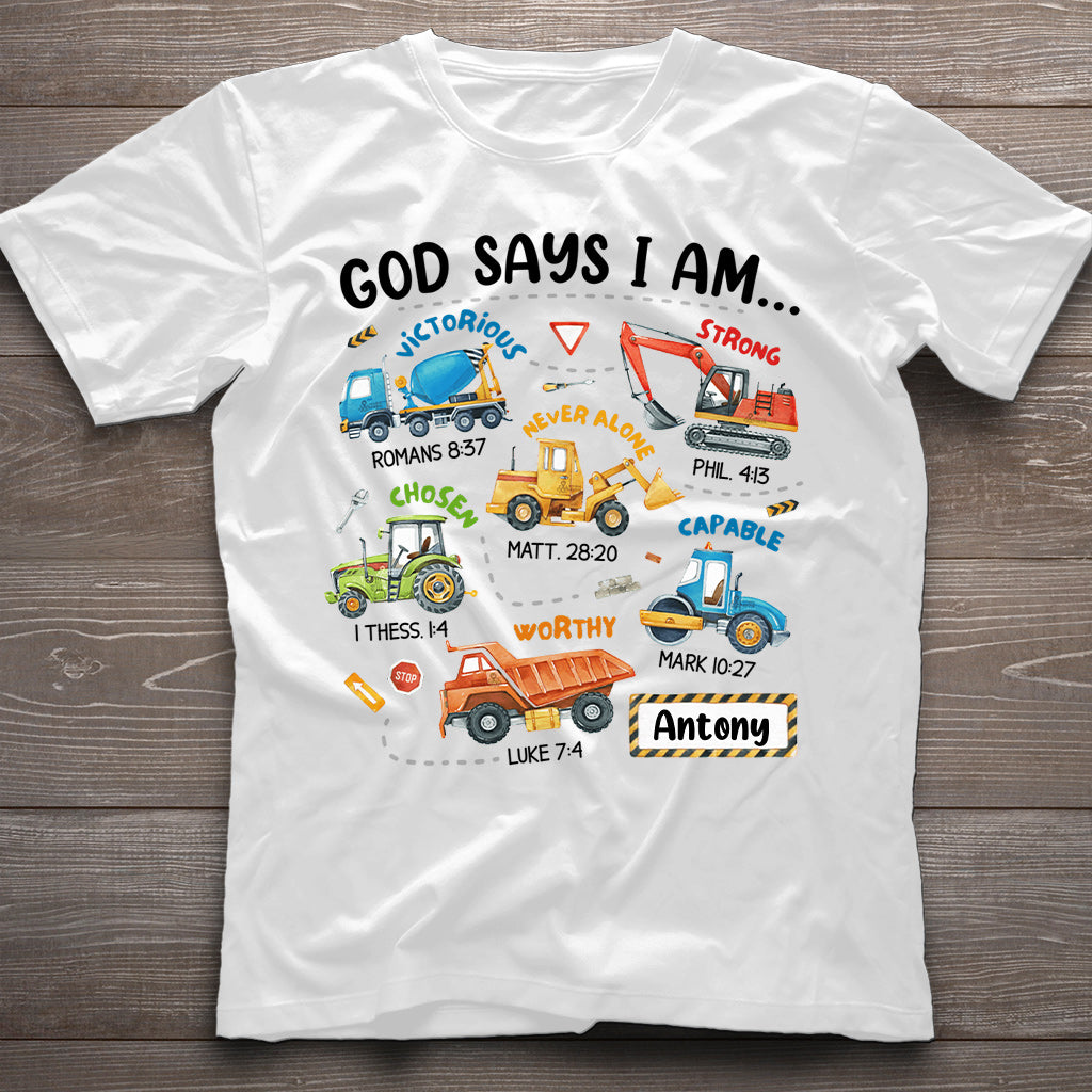 God Say I Am - Personalized Kid T-Shirt
