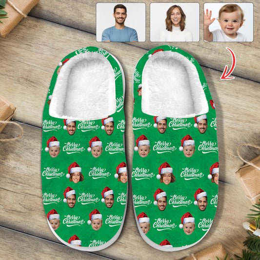 Custom Photo Slippers - gift for anyone, cat lover, dog lover - Personalized Slippers