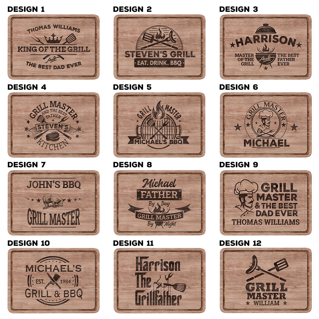 Dad Cutting Board - Gift for dad - Personalized Cutting Board