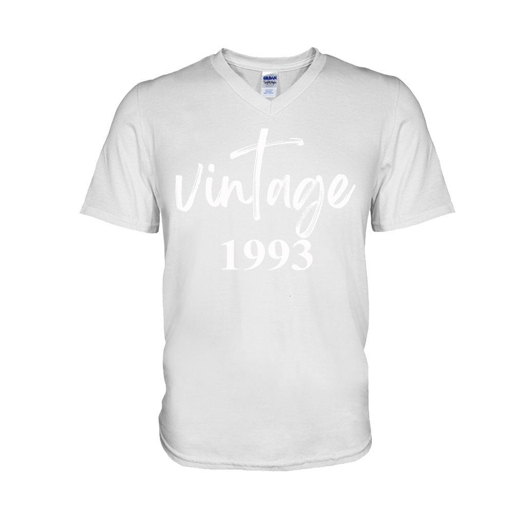 Version vintage - T-shirt et sweat à capuche personnalisés pour anniversaire