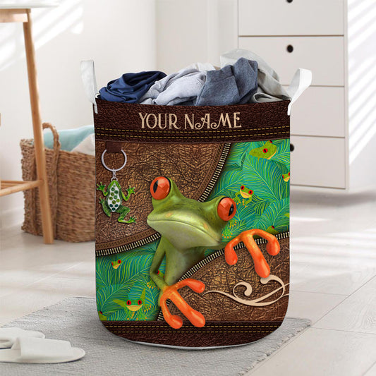 Love Frog - Personalized Frog Storage Basket