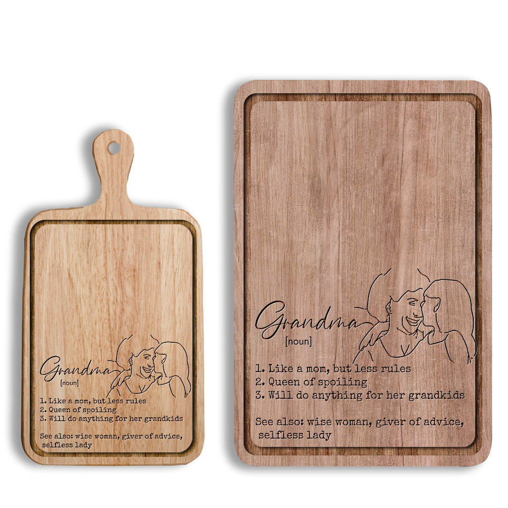 Définition de grand-mère - Planche à découper personnalisée pour grand-mère