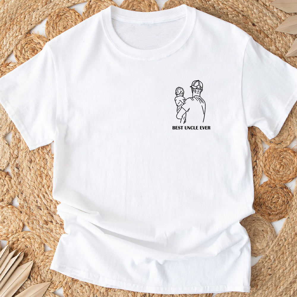 Meilleur oncle du monde - Cadeau pour tonton - T-shirt et sweat à capuche personnalisés