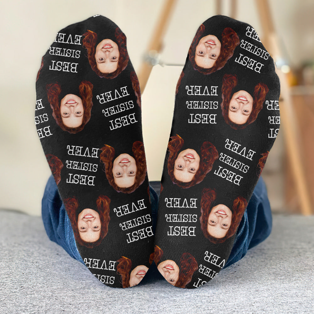 Custom Face - Personalized Sibling Socks