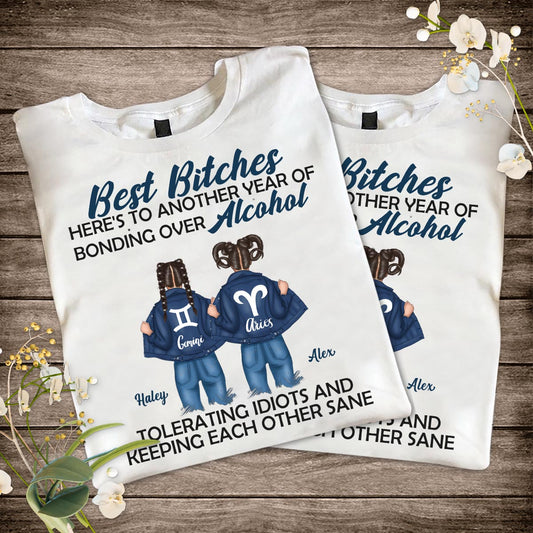 Trouble Together - Personalized Bestie T-shirt And Hoodie