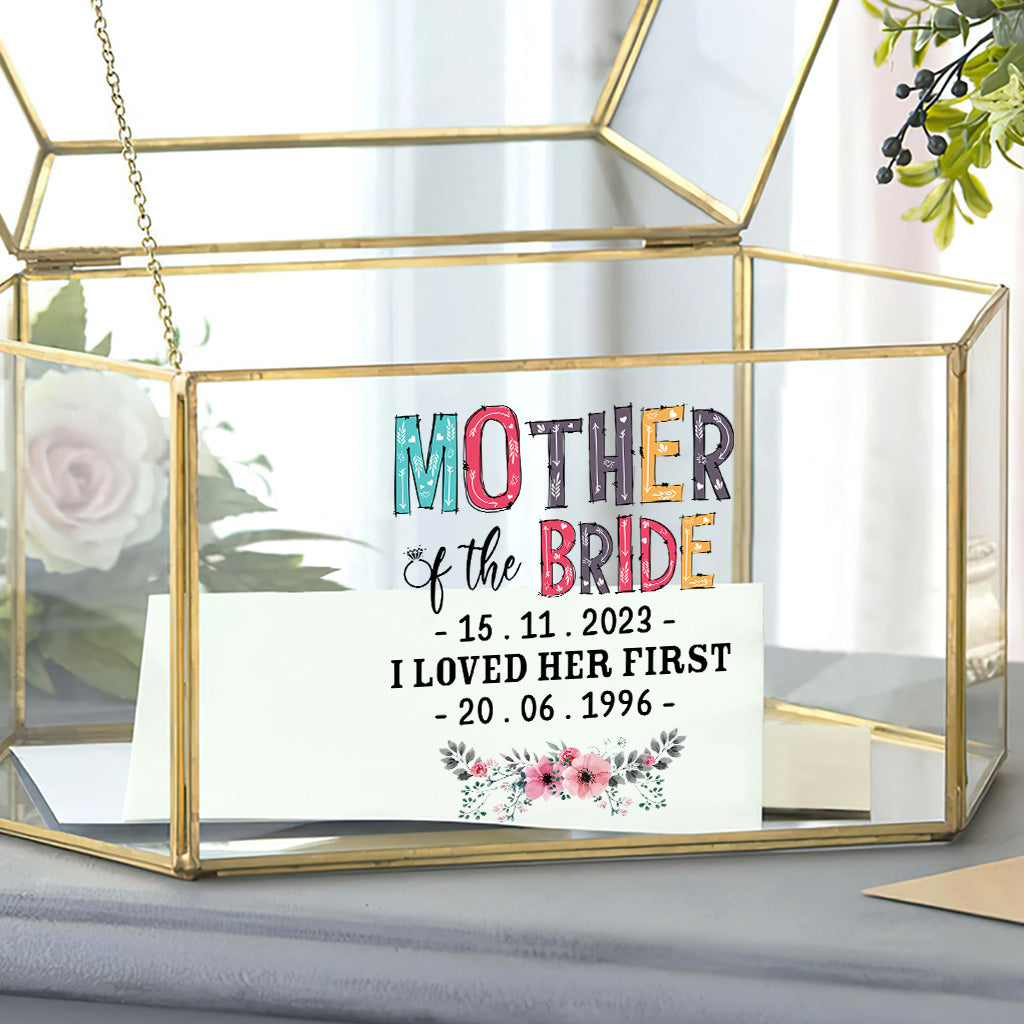 Mother Of The Bride - Personalized Mother Decal Full
