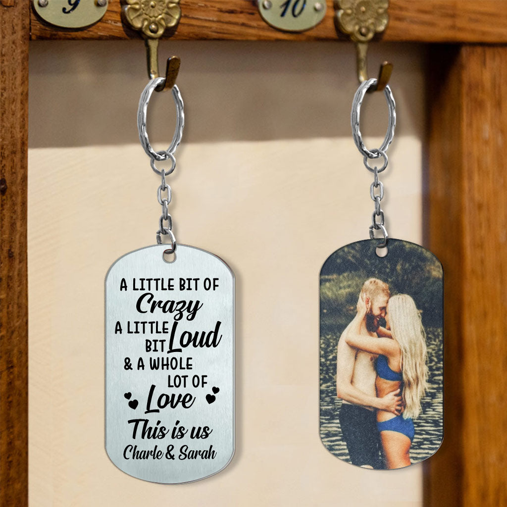 I'm Yours - Couple gift for husband, boyfriend, wife, girlfriend - Personalized Stainless Steel Keychain