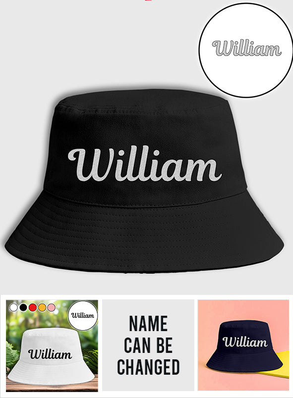 Custom Name - Personalized Son Embroidered Bucket Hat