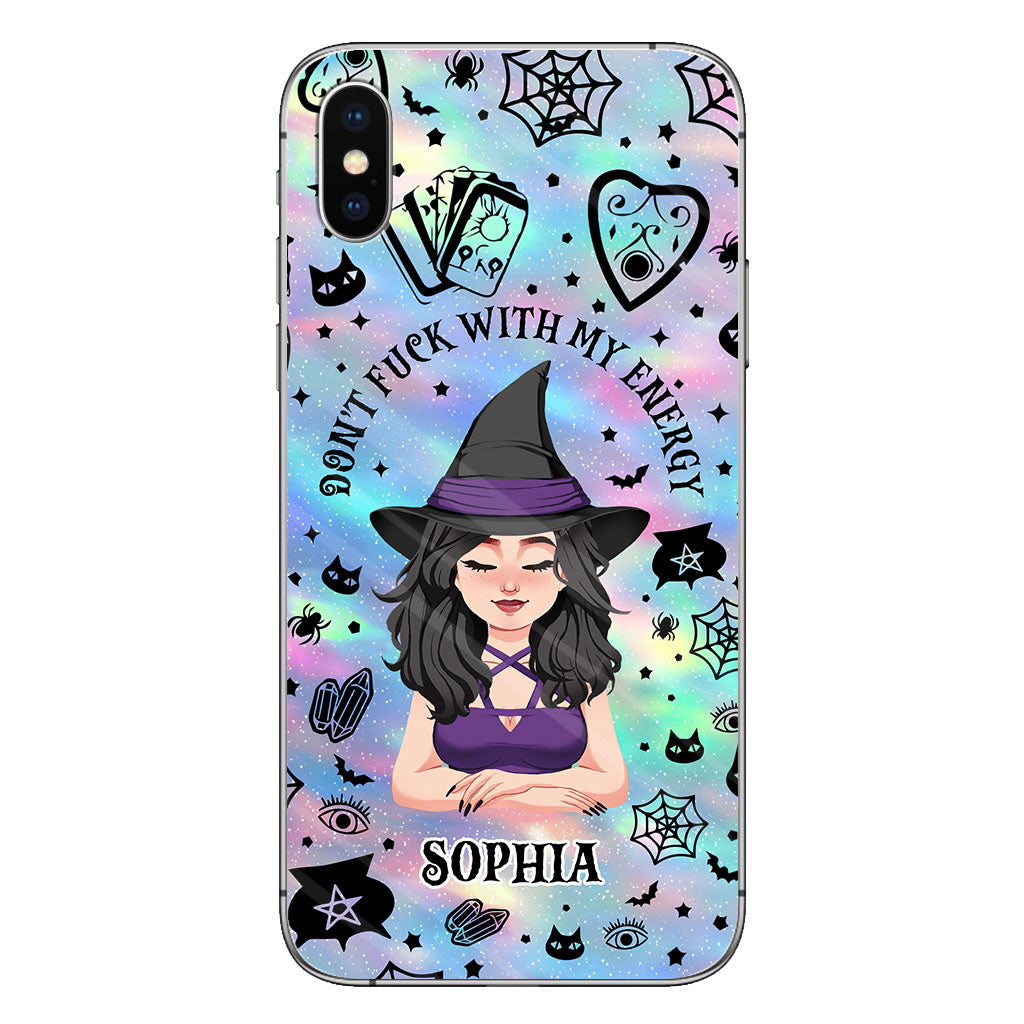 Don't F With My Energy - Personalized Witch Phone Case