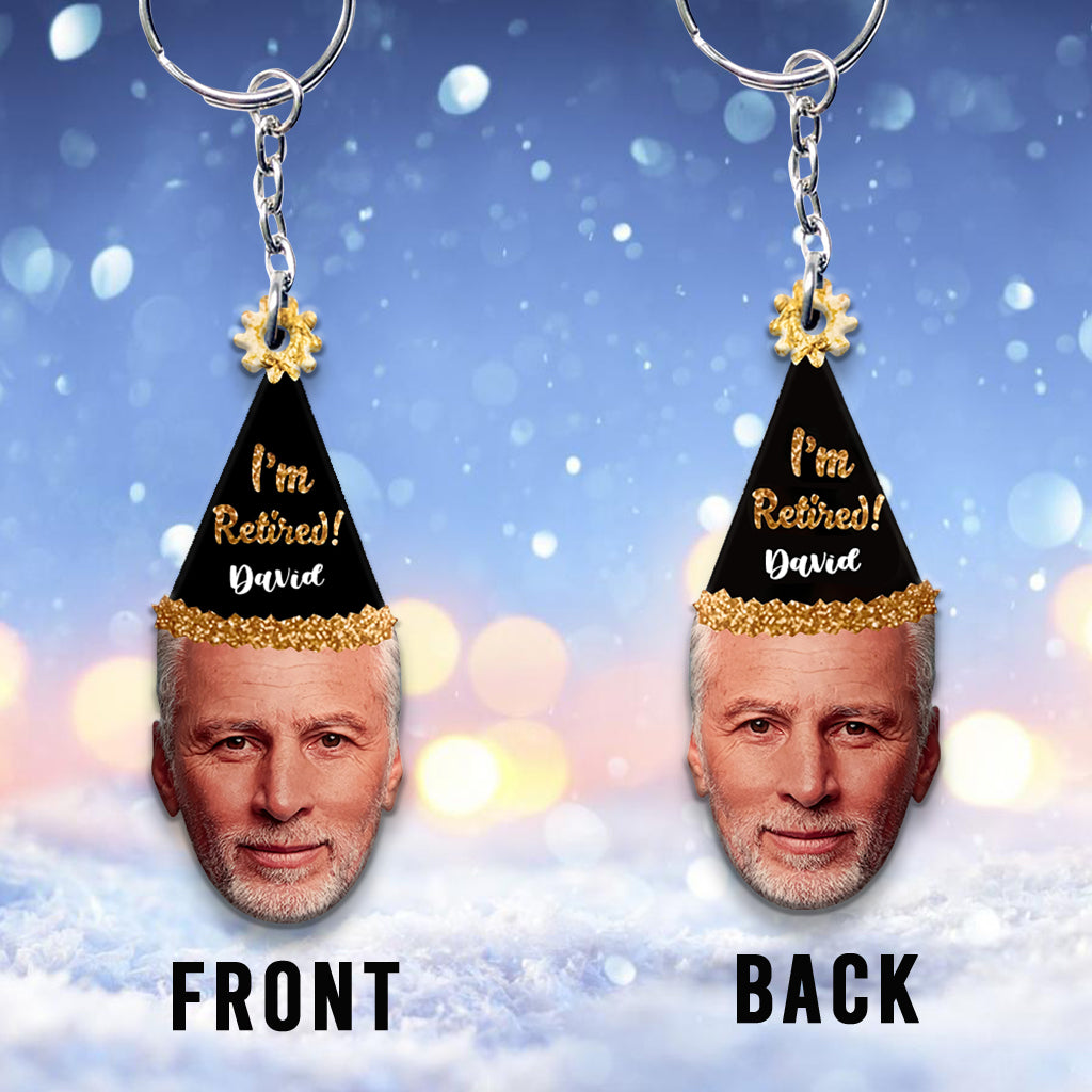 The Legend Has Retired! - Personalized Retired Keychain