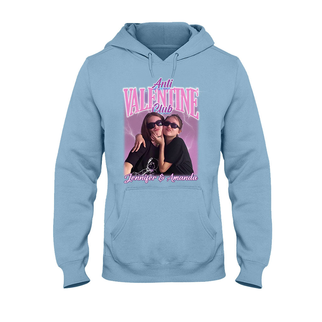 Anti-Valentinstag-Club – Personalisiertes Bestie-T-Shirt und Hoodie