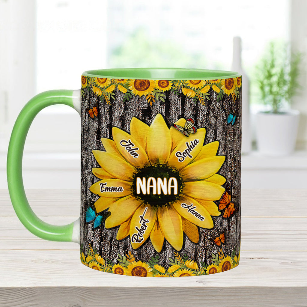 Nana's Garden - Personalisierte Tasse mit Oma-Motiv