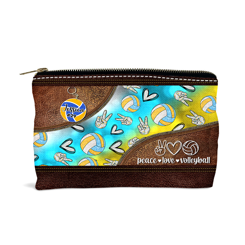 Peace Love Volleyball – Personalisierte Volleyballtasche