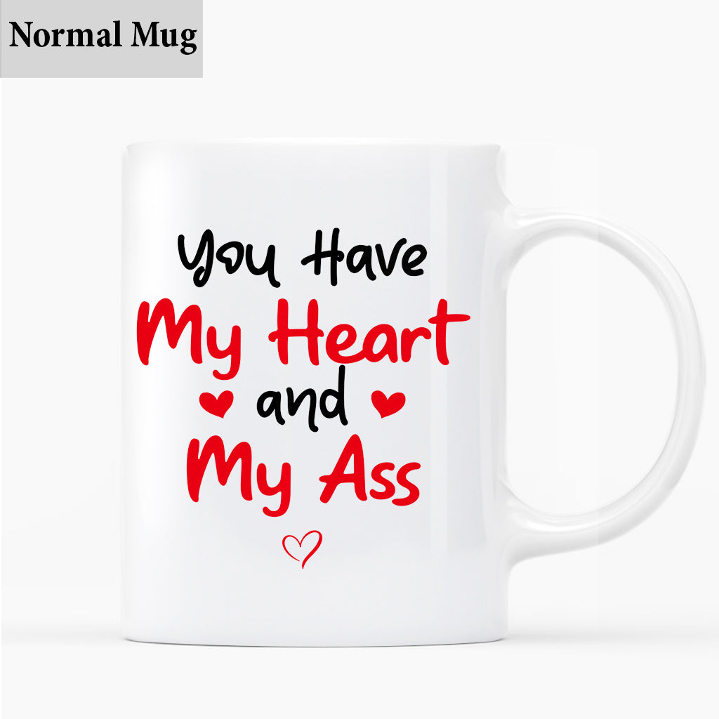 You Have My Heart - Personalized Couple Mug
