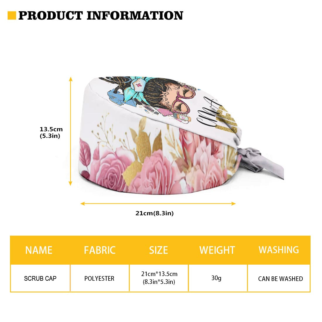 Nurse Life - Personalized Nurse Scrub Cap