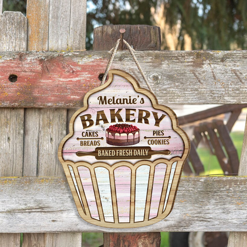 Just A Girl Who Loves Baking - Personalized Baking Wood Sign