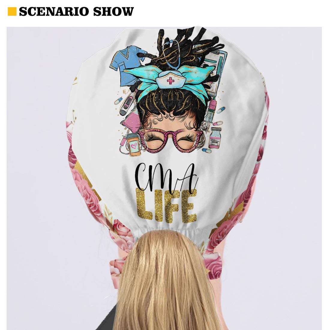 Nurse Life - Personalized Nurse Scrub Cap