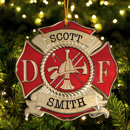 Lebensrettend – Personalisierter Feuerwehr-Anhänger