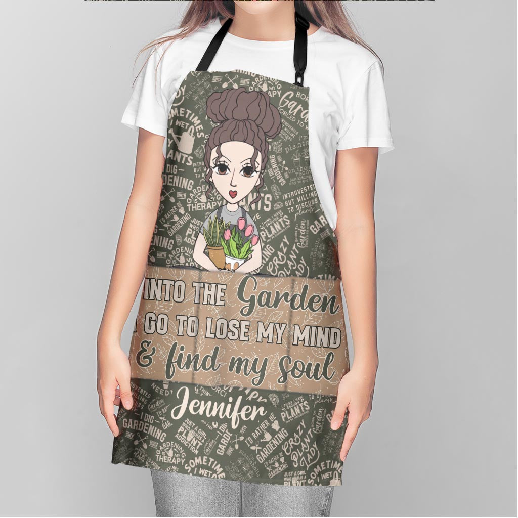 Just A Girl Who Loves Gardening - Personalized Gardening Apron