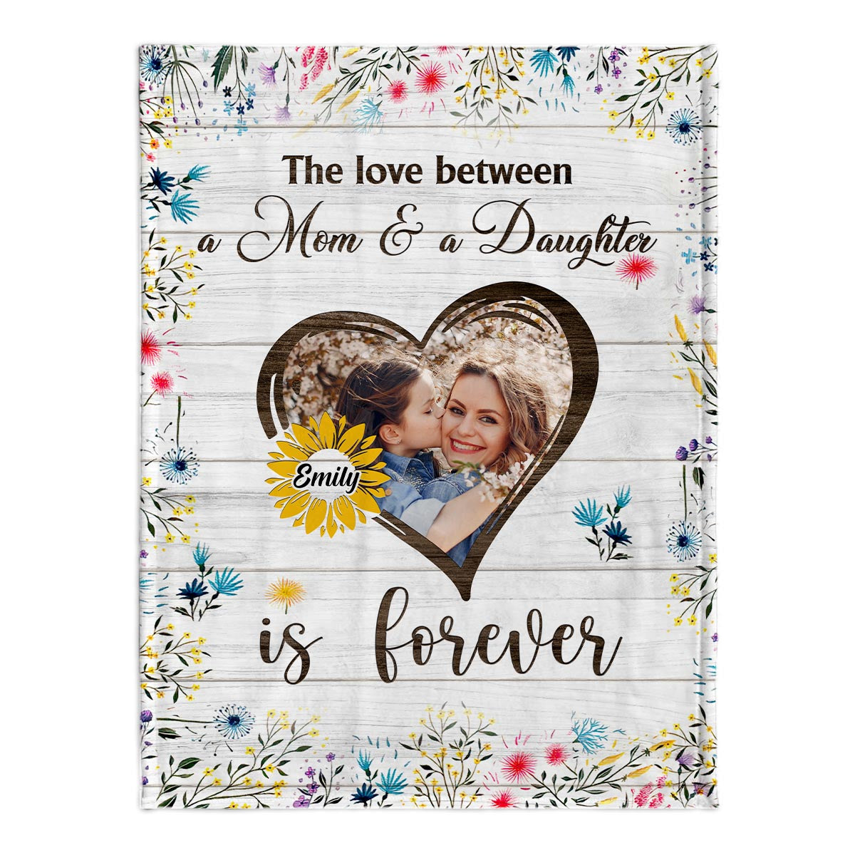 If We Had A Flower - Personalized Mother Blanket