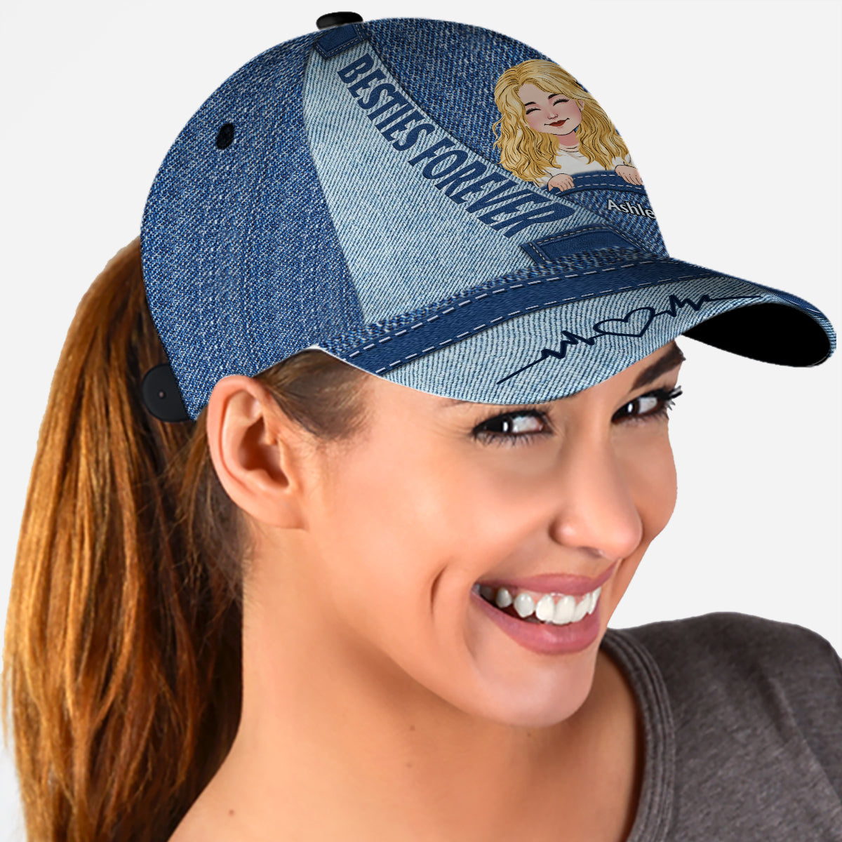 Besties Forever - Personalized Bestie Classic Cap