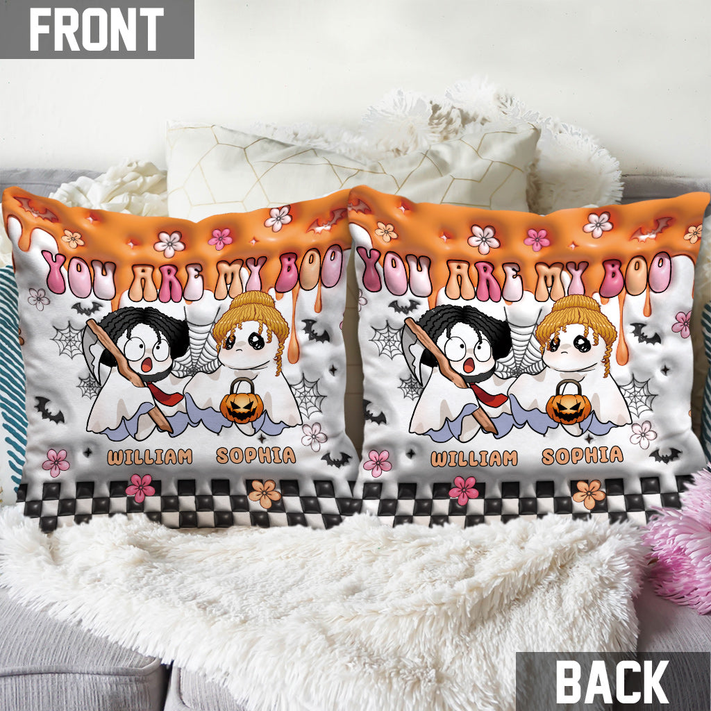 You Are My Boo - Personalized Couple Throw Pillow