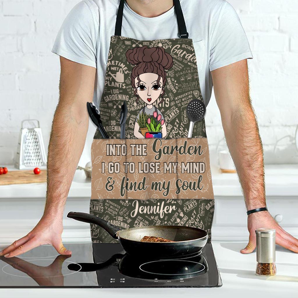 Just A Girl Who Loves Gardening - Personalized Gardening Apron