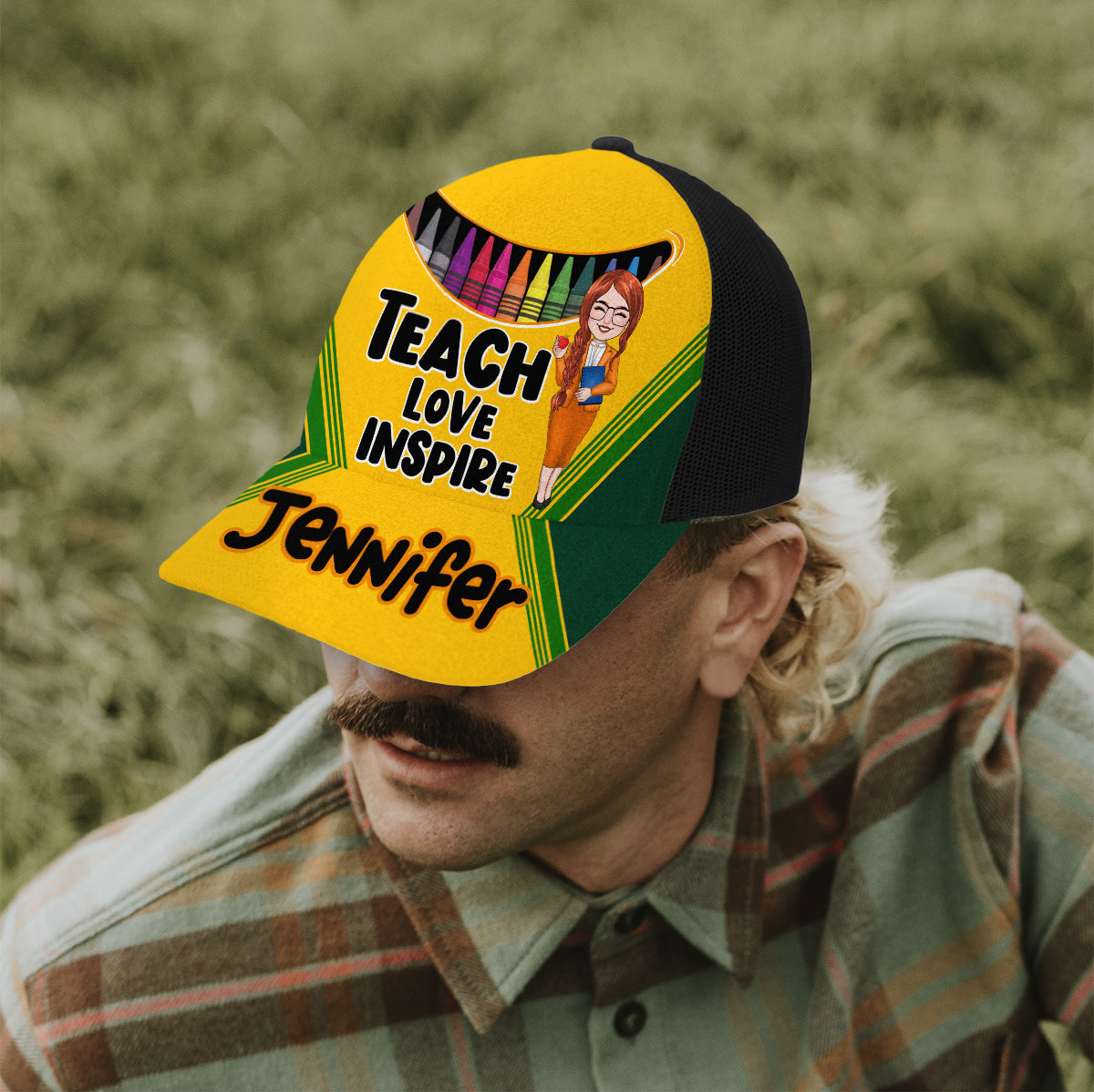 Casquette trucker papillon personnalisée avec affirmations positives